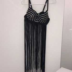 Black with Rhinestones Bralette